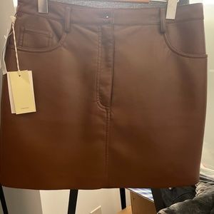 Wilfred Dakota Cognac Skirt Size 10